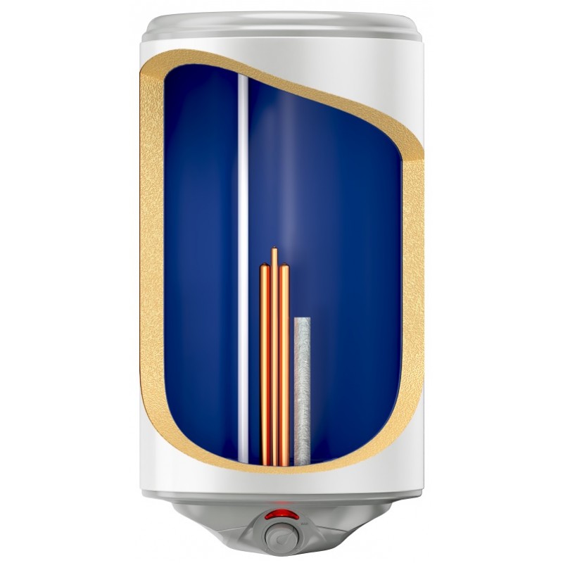 Бойлер Елдом Style Dry 80 л, 2 x 1000 W, емайлиран, диаметър 462 мм Бойлер Елдом Style Dry 80 л, 2 x 1000 W, емайлиран, диаметър 462 мм