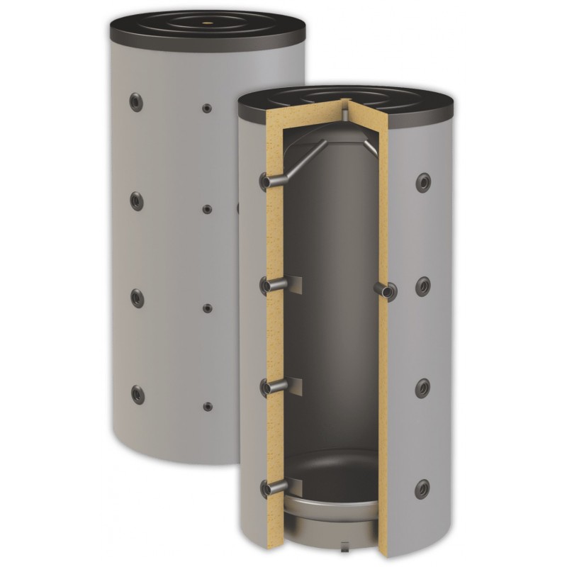Буферен съд Sunsystem PBM 1000 л, неемайлиран, без серпентина Буферен съд Sunsystem PBM 1000 л, неемайлиран, без серпентина